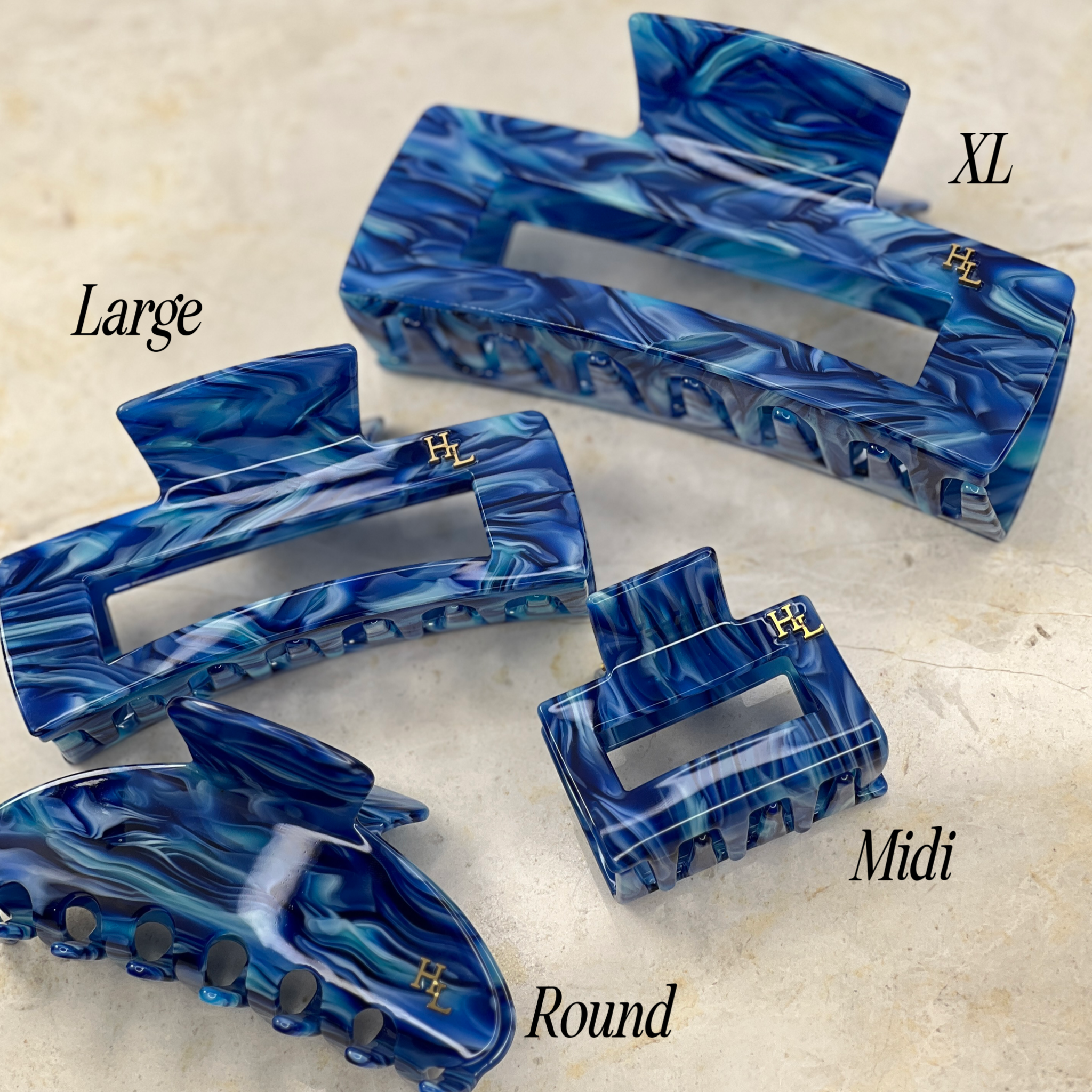 Pince à Cheveux en Acétate – Durable, Antidérapante, Premium & Confort Toute la Journée